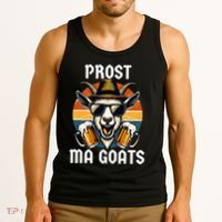 Funny Oktoberfest Prost Ma Goats Beer Festival Tank Top thumb 3