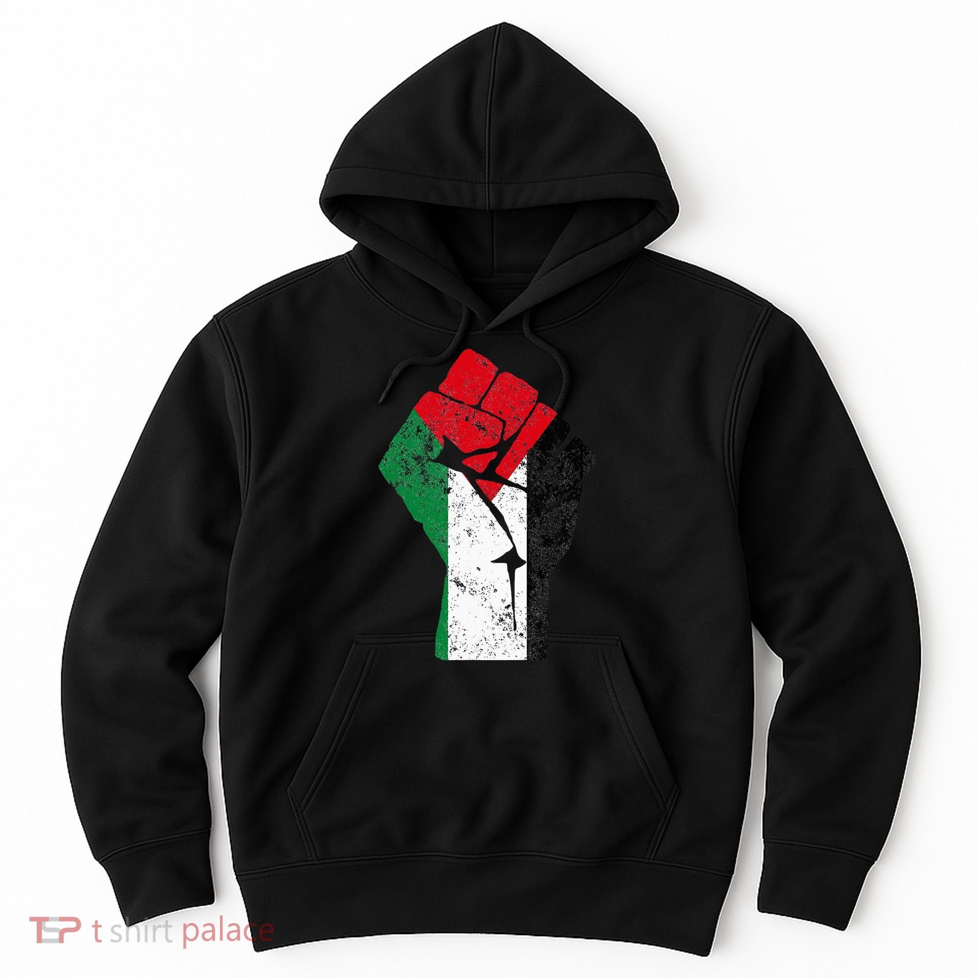 Fist of Palestine Free Palestine Hoodie