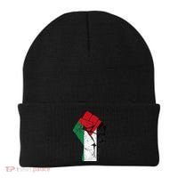 Fist of Palestine Free Palestine Beanie thumb 0