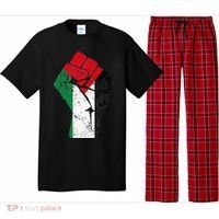 Fist of Palestine Free Palestine Pajama Set thumb 0