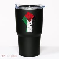 Fist of Palestine Free Palestine Tumbler thumb 0