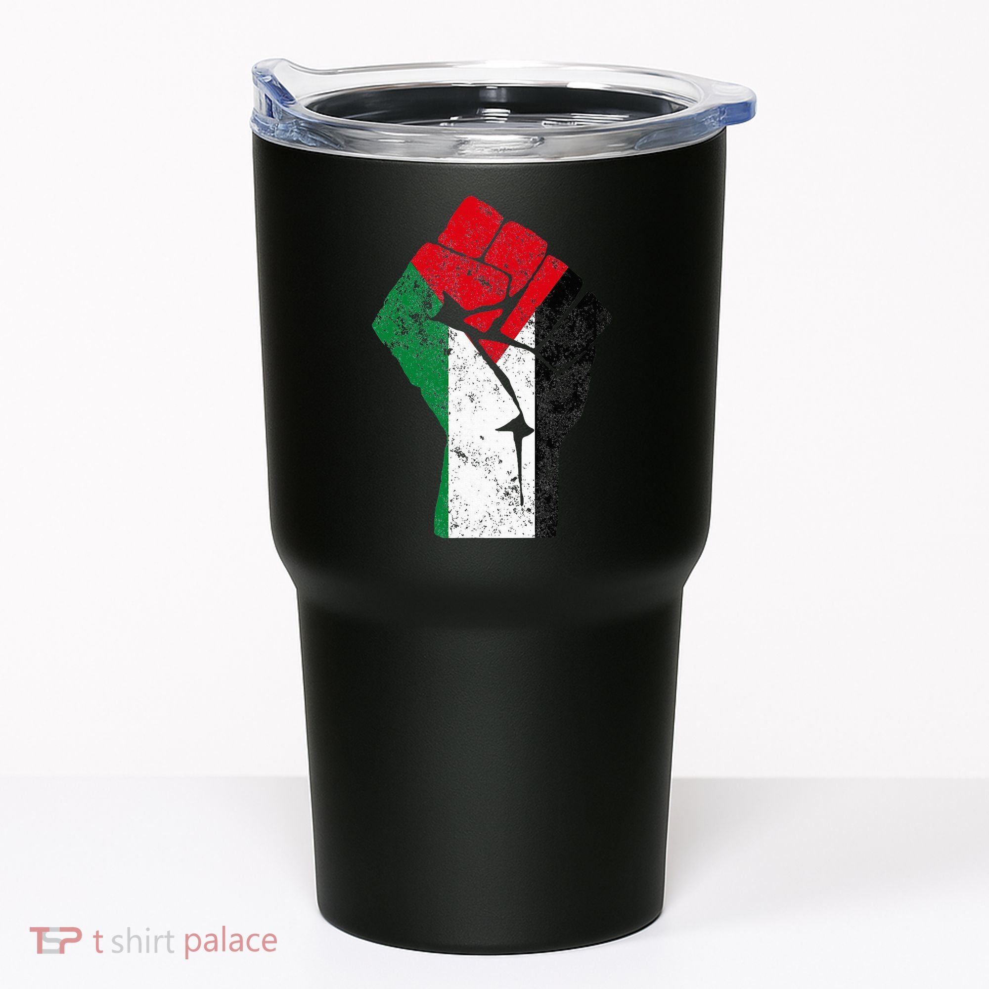 Fist of Palestine Free Palestine Tumbler