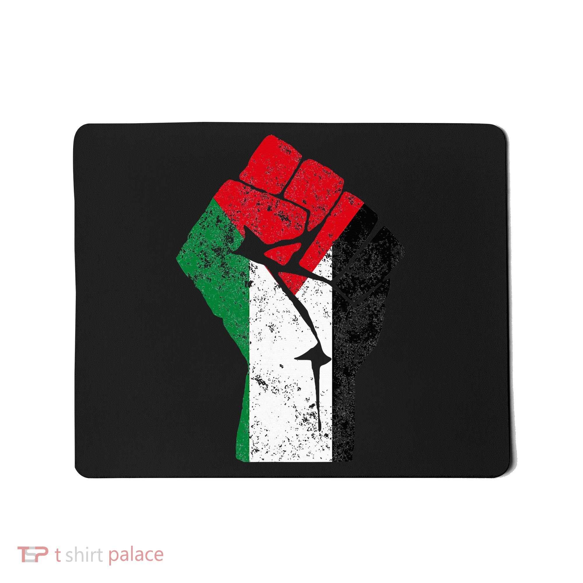 Fist of Palestine Free Palestine Mousepad