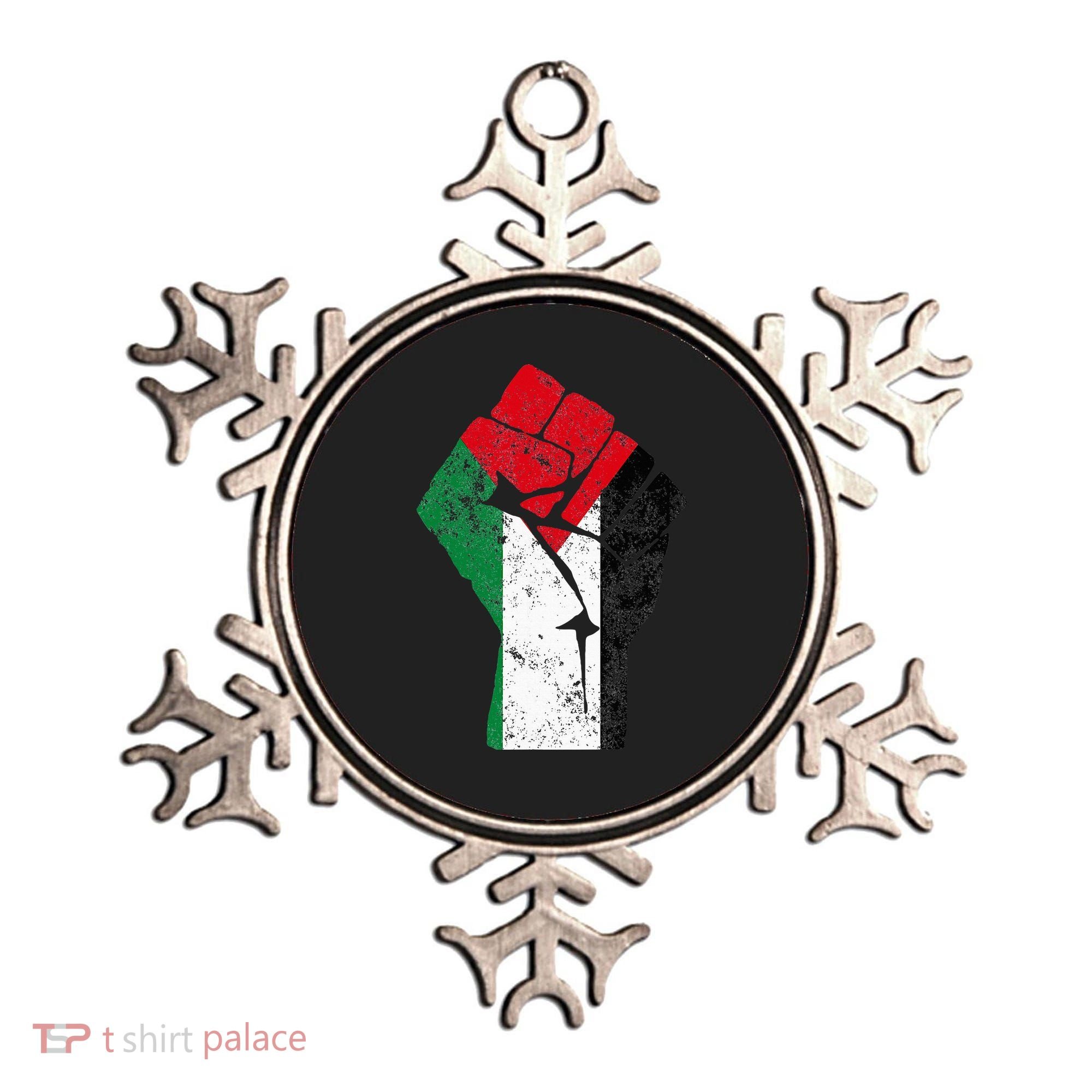 Fist of Palestine Free Palestine Ornament