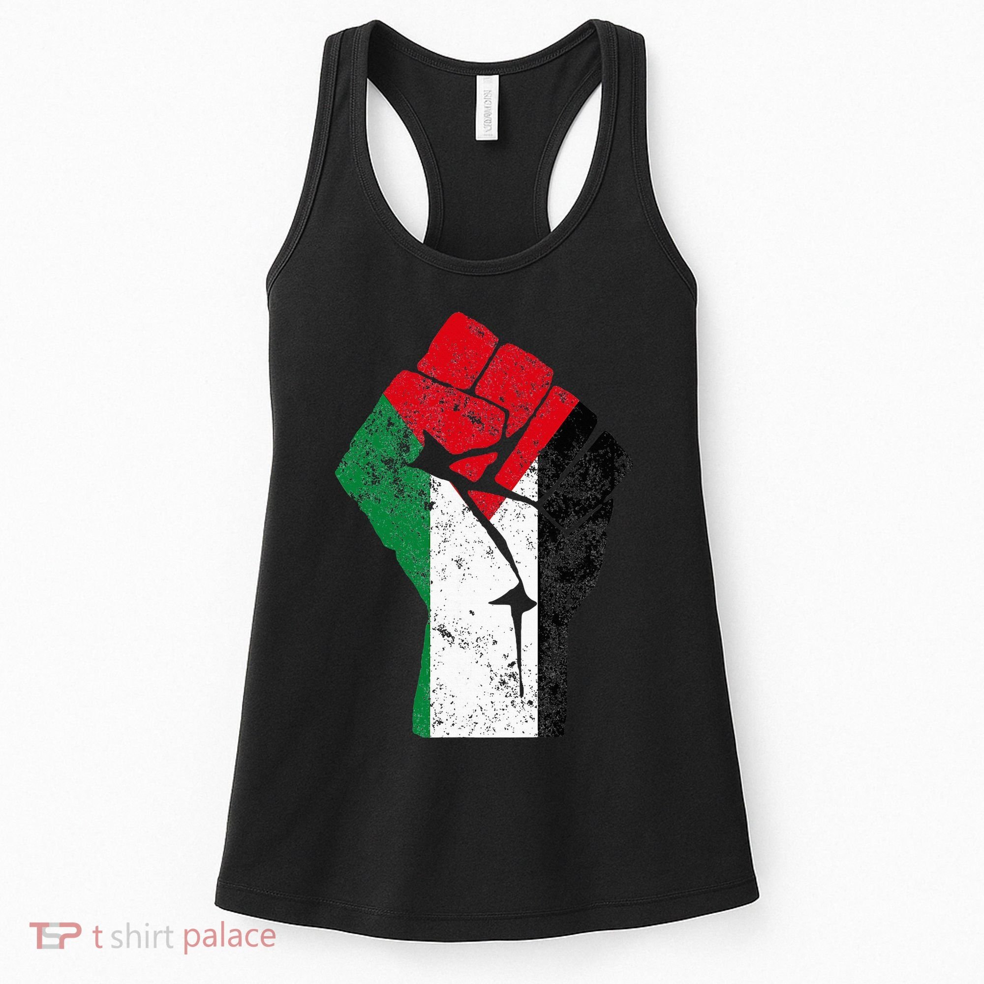 Fist of Palestine Free Palestine Women's Tank Top