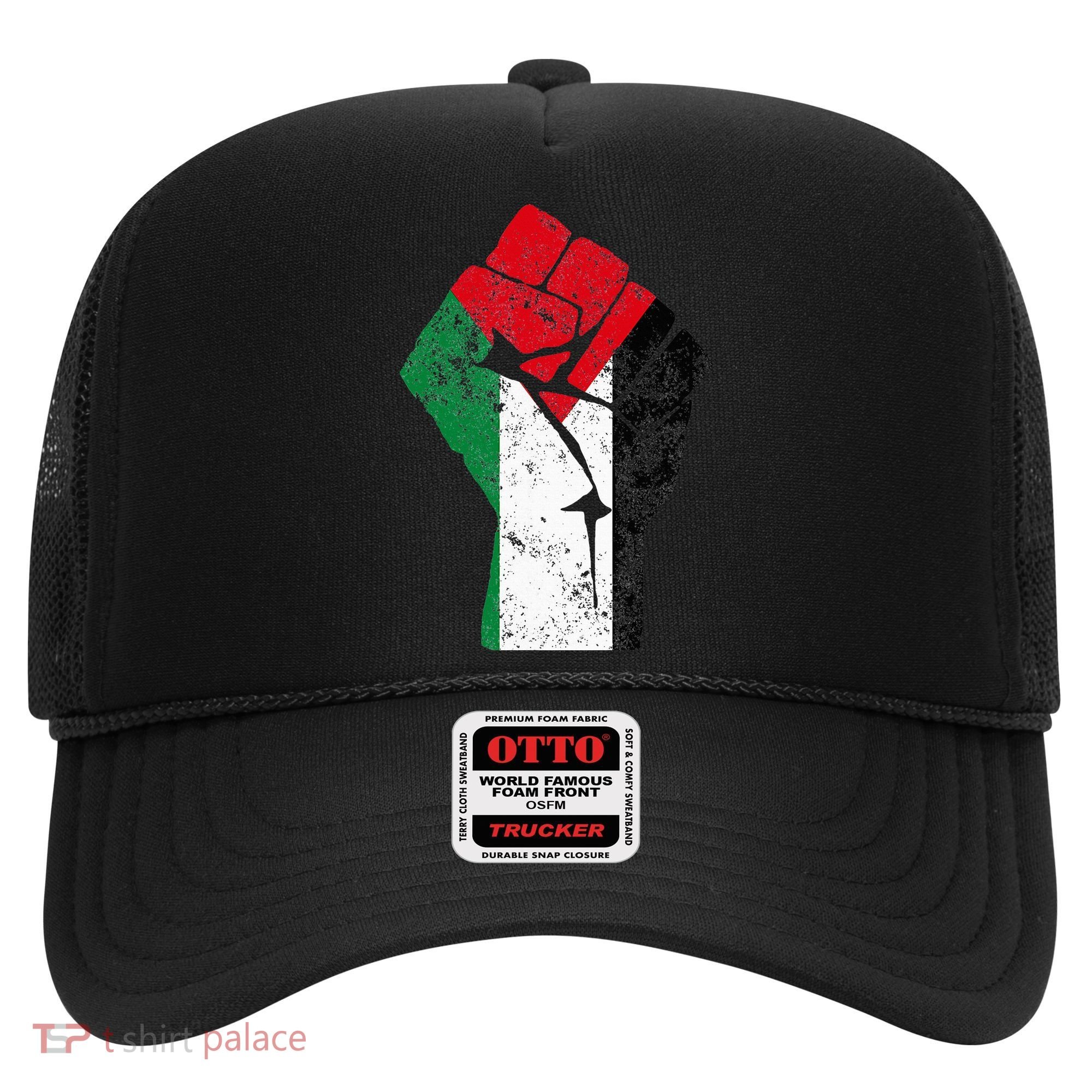 Fist of Palestine Free Palestine Hat
