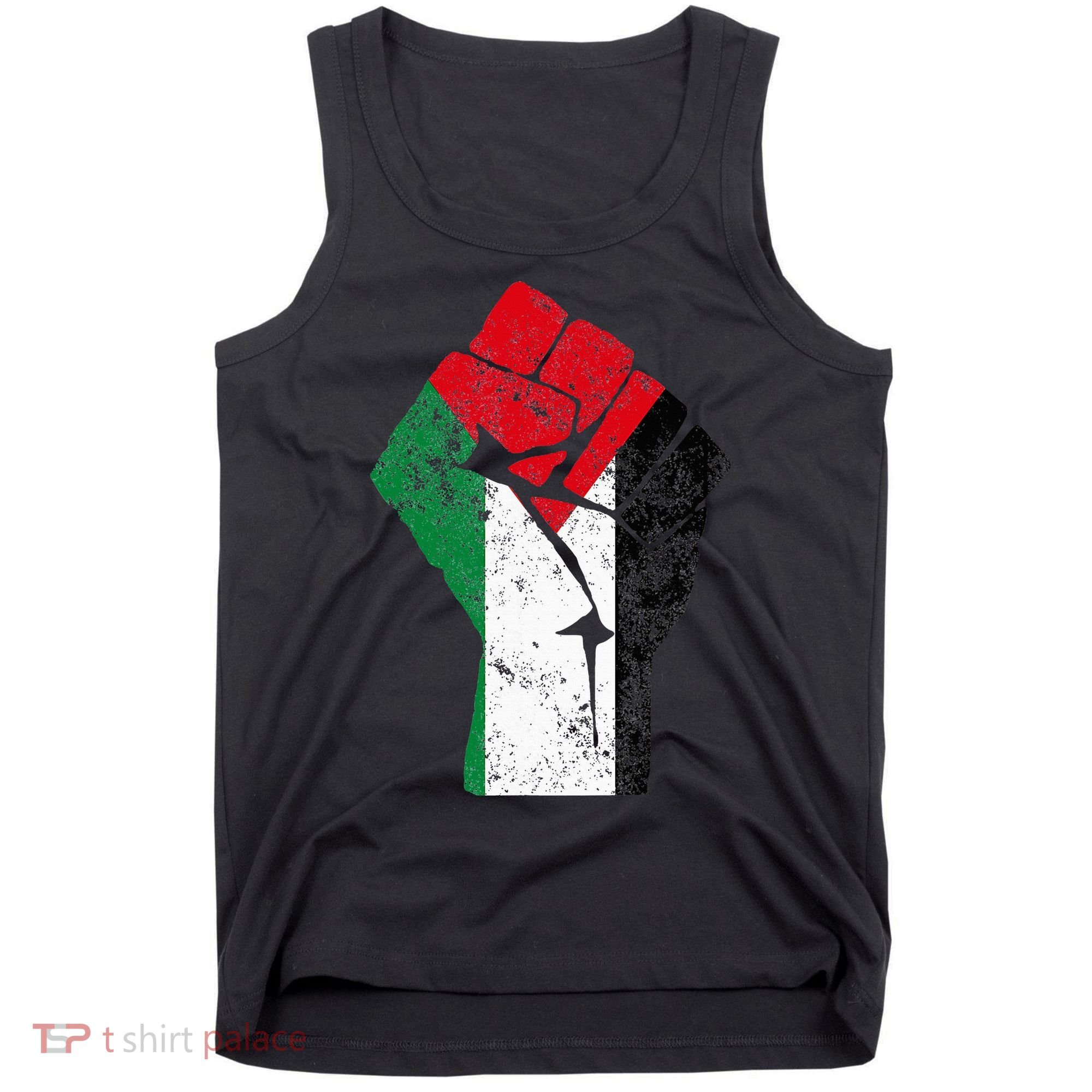 Fist of Palestine Free Palestine Tank Top