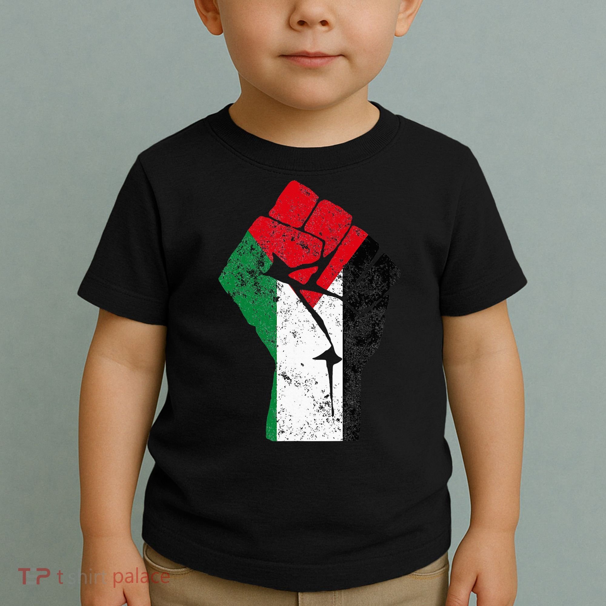 Fist of Palestine Free Palestine Toddler T-Shirt