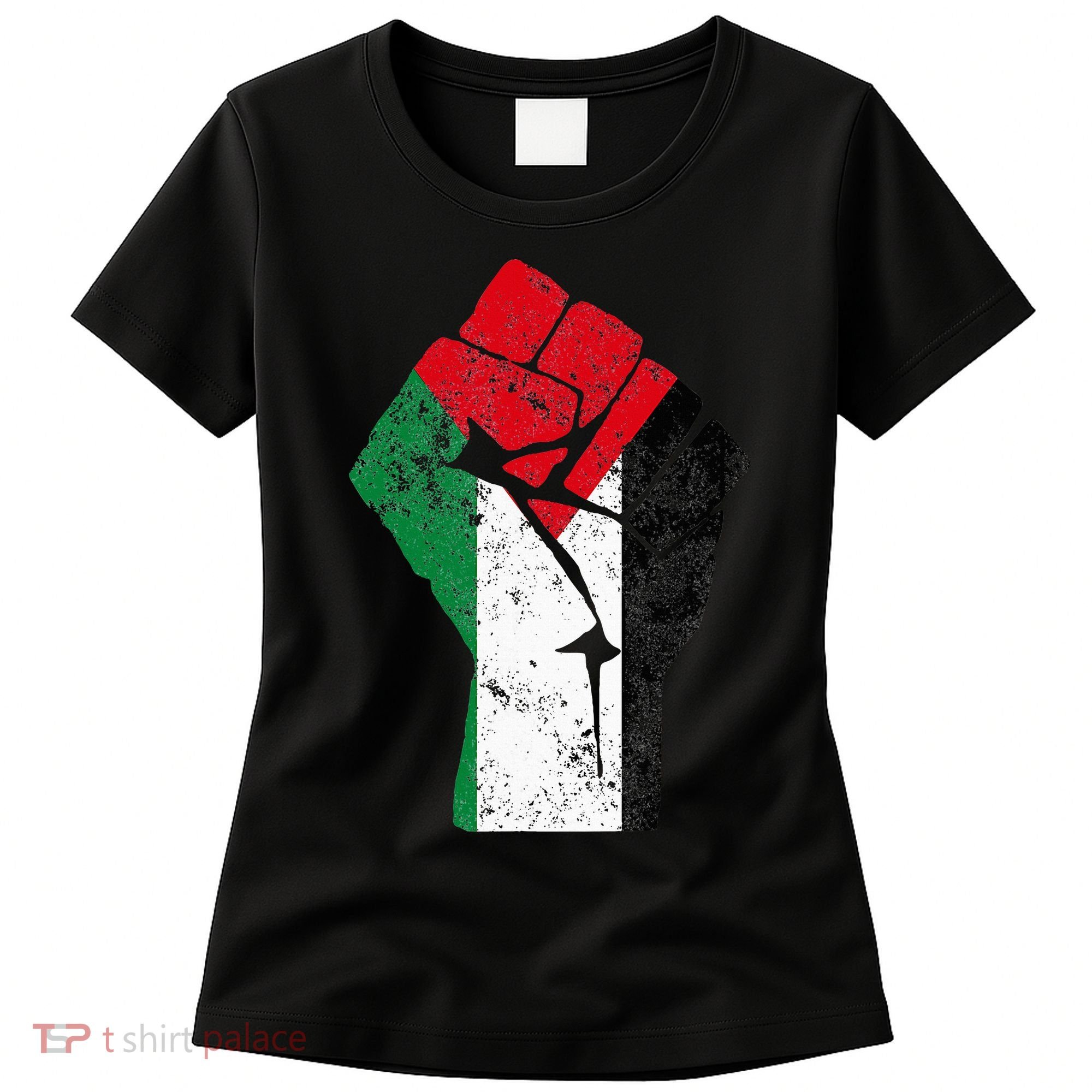Fist of Palestine Free Palestine Women's T-Shirt