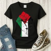 Fist of Palestine Free Palestine Women's T-Shirt thumb 3