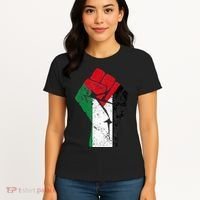Fist of Palestine Free Palestine Women's T-Shirt thumb 4