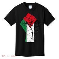 Fist of Palestine Free Palestine Kids T-Shirt thumb 0