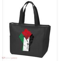 Fist of Palestine Free Palestine Tote Bag thumb 3