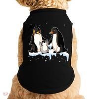 Family Of Penguin Funny Gift Doggie Tank thumb 0