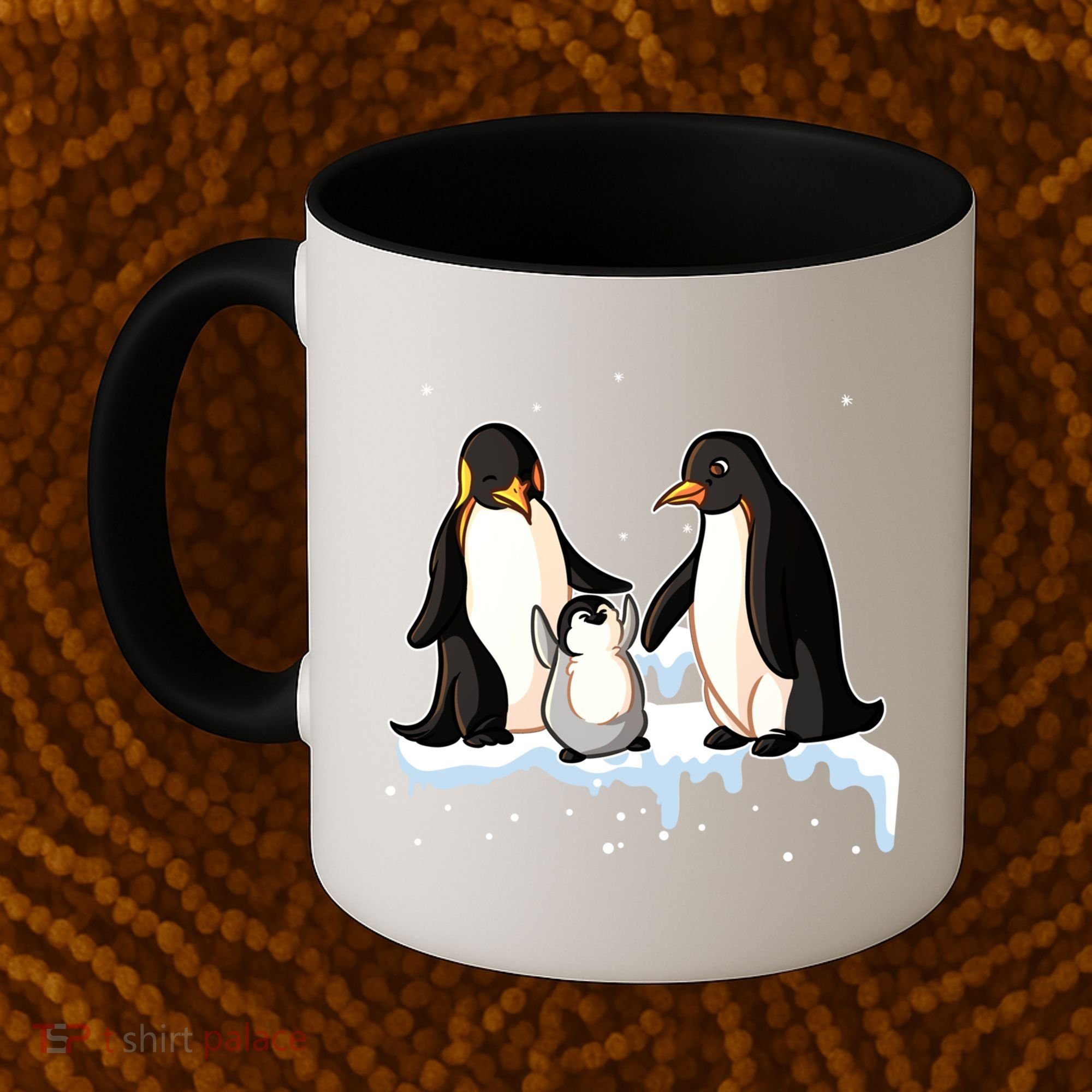 Family Of Penguin Funny Gift Coffee Mug