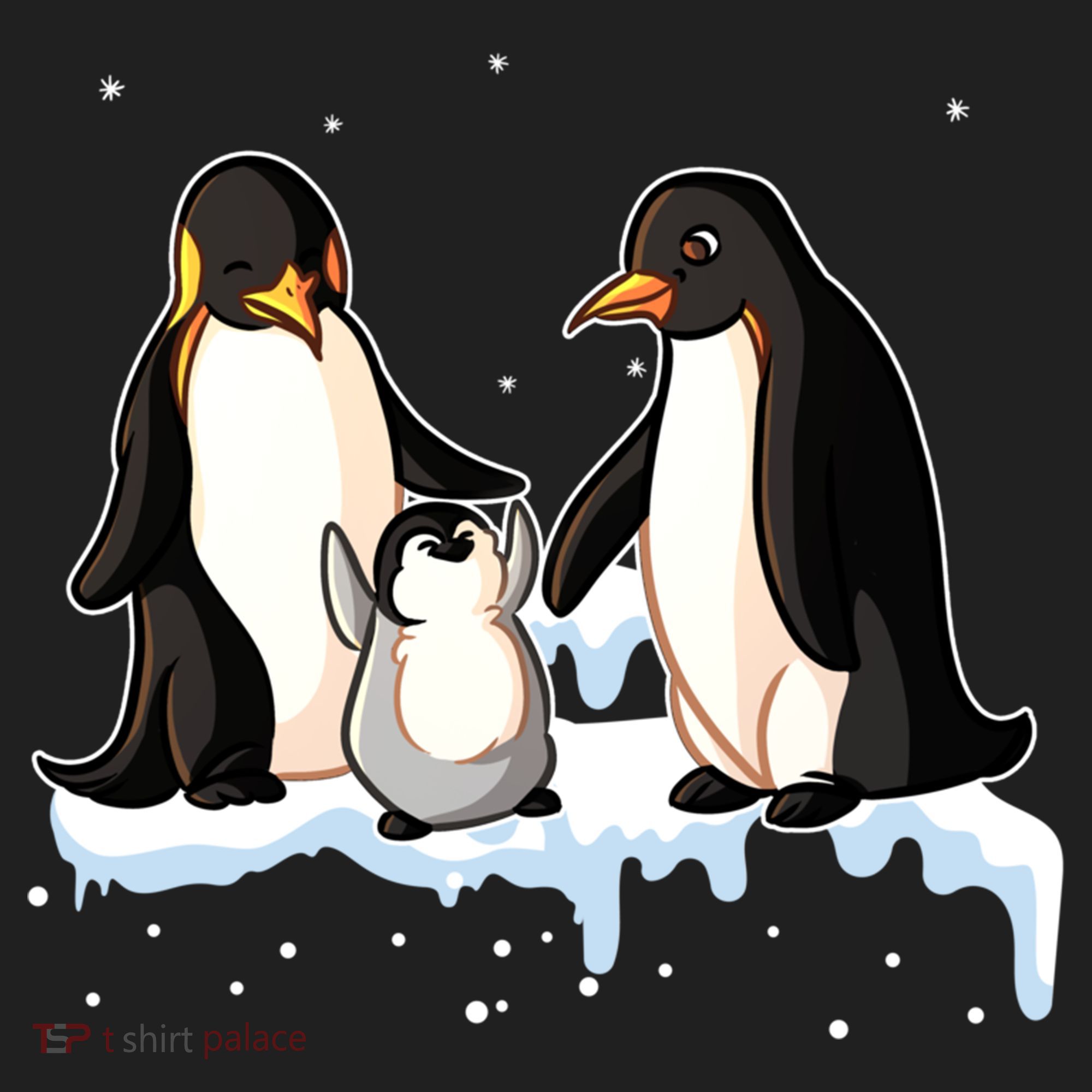 Family Of Penguin Funny Gift Beanie