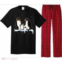 Family Of Penguin Funny Gift Pajama Set thumb 0