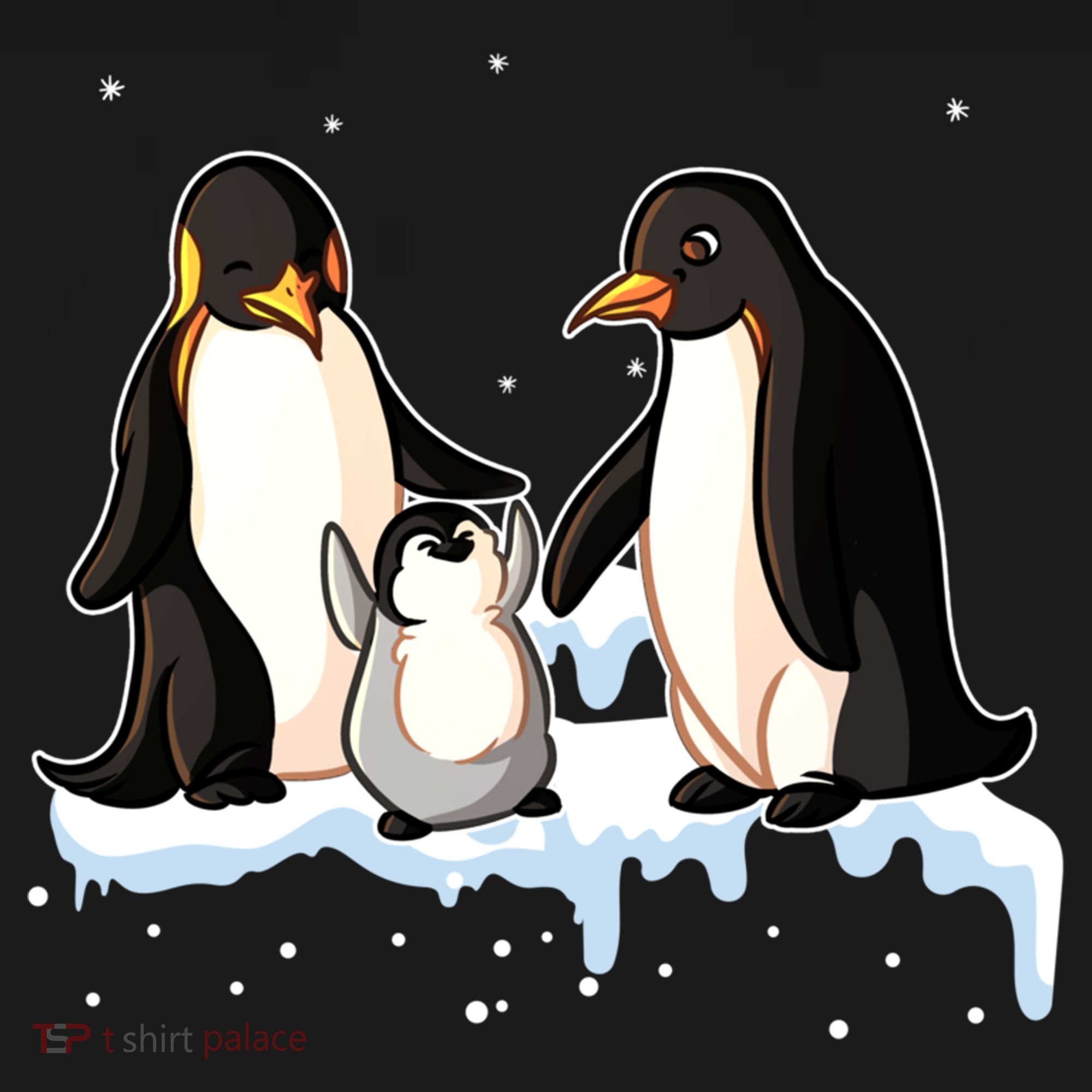 Family Of Penguin Funny Gift Women's Hoodie