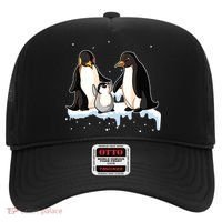 Family Of Penguin Funny Gift Hat thumb 0