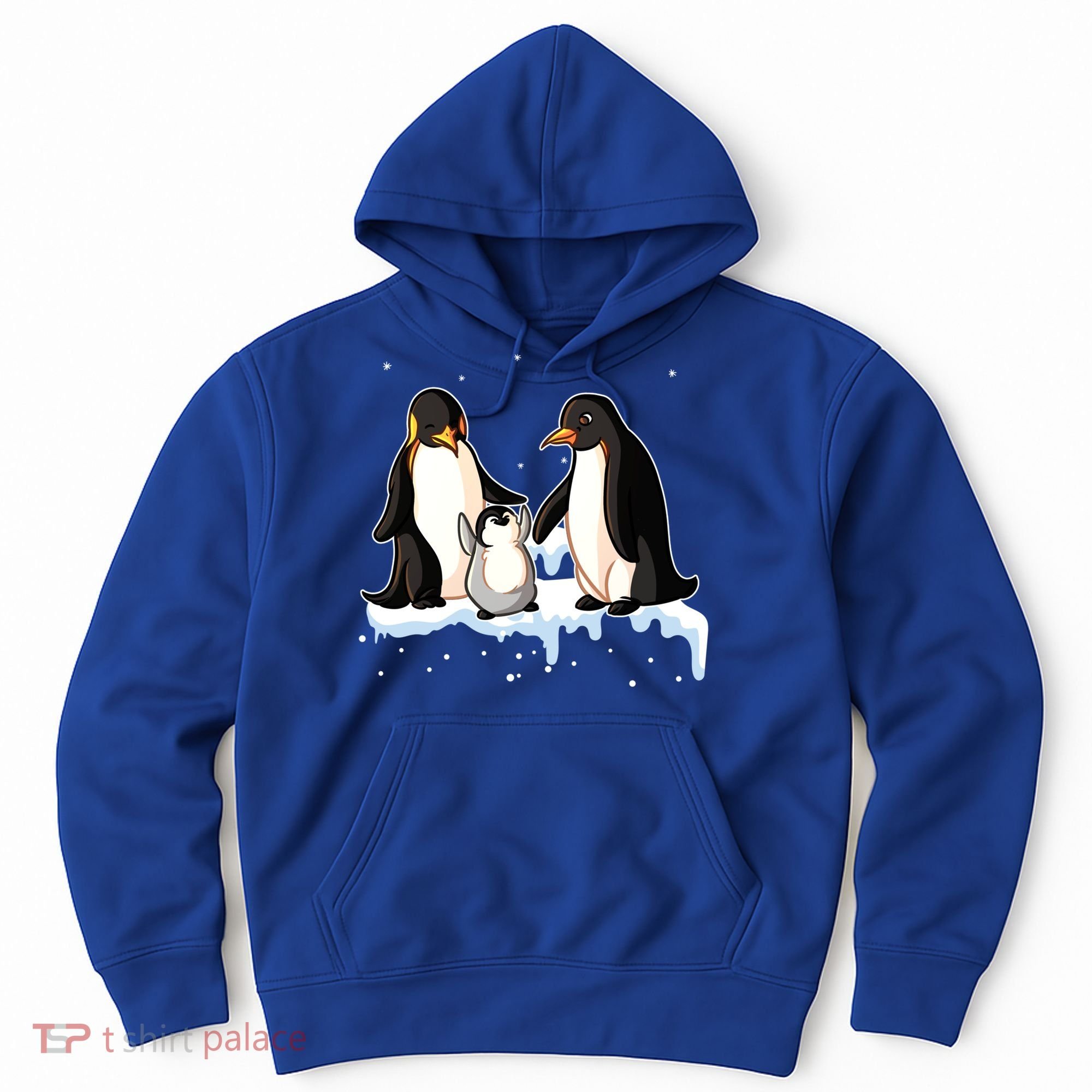 Family Of Penguin Funny Gift Hoodie