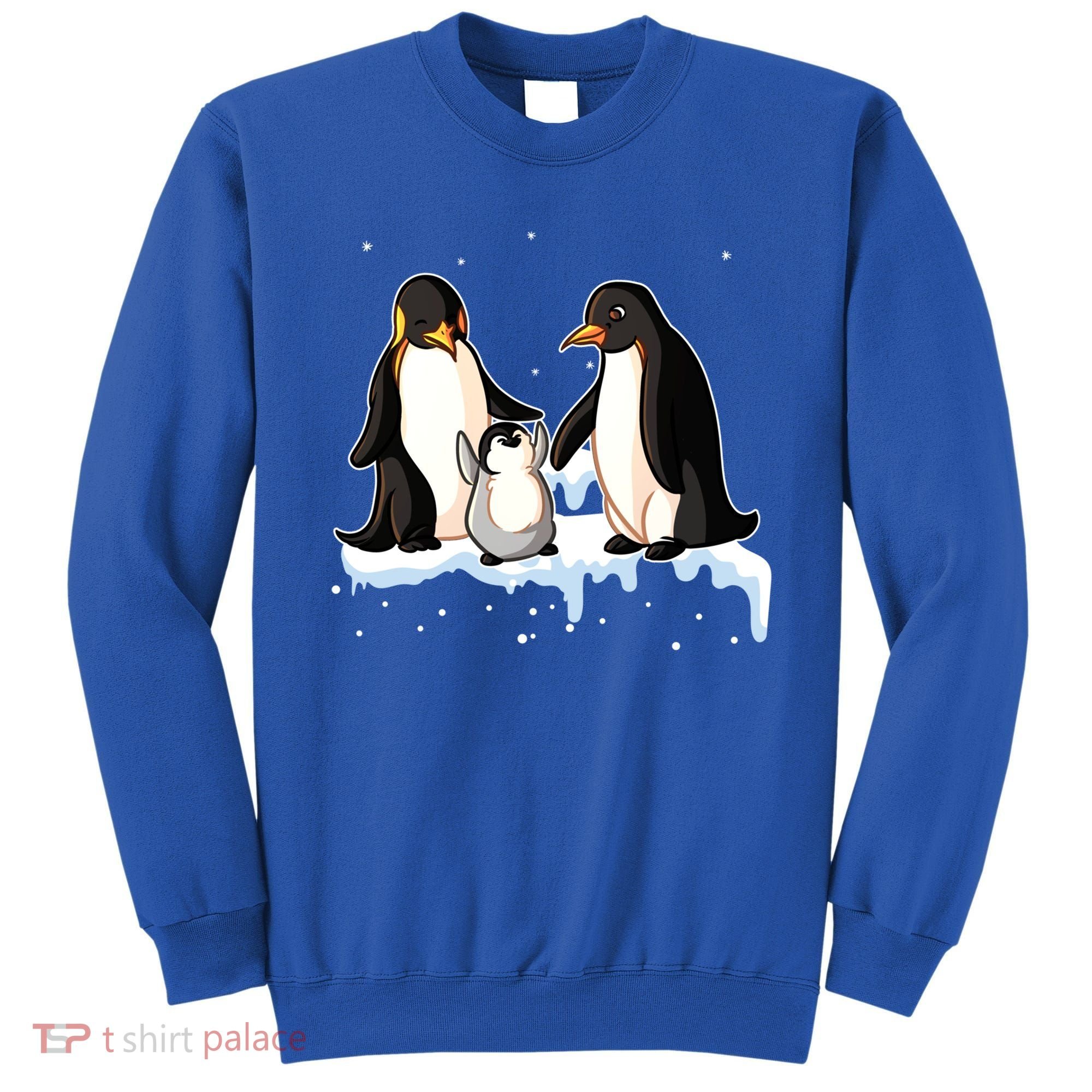 Family Of Penguin Funny Gift Sweatshirt