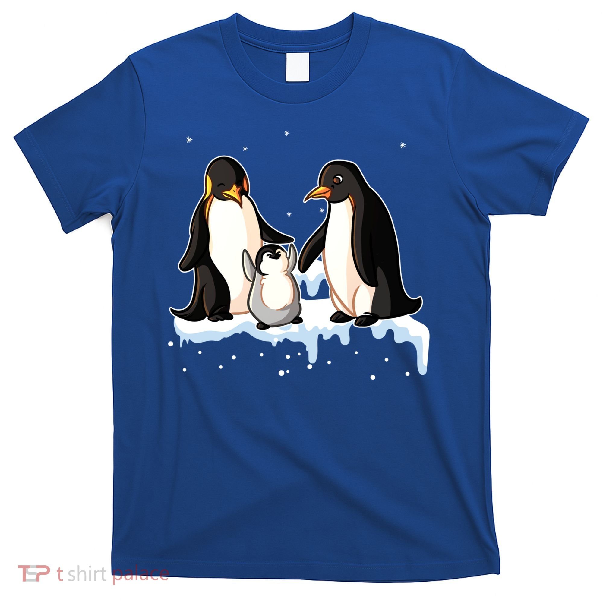 Family Of Penguin Funny Gift T-Shirt