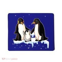 Family Of Penguin Funny Gift Mousepad thumb 0