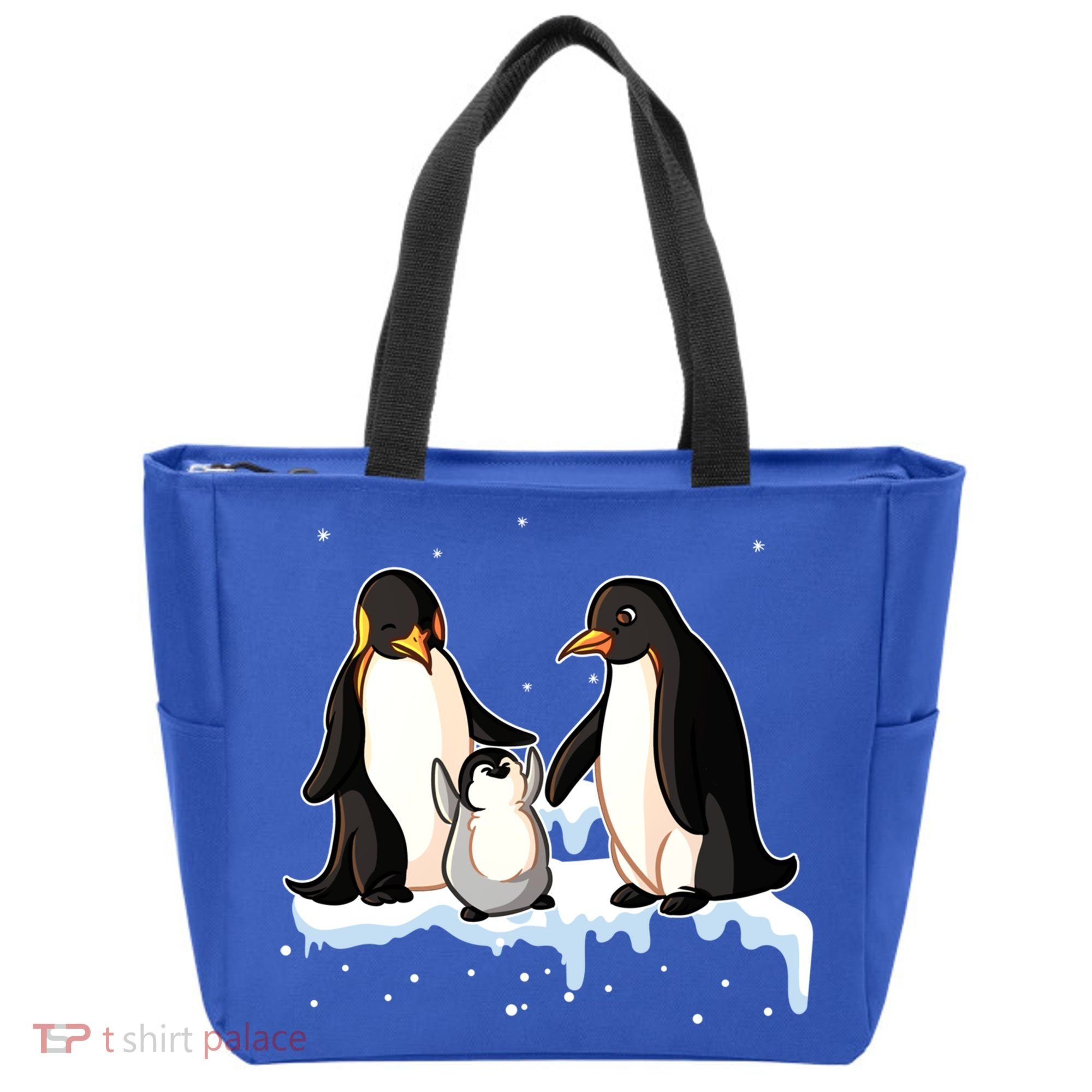 Family Of Penguin Funny Gift Tote Bag