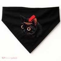 Full Of Paranoid Delusions And Violent Funny Meme Cat USA-Made Doggie Bandana thumb 0