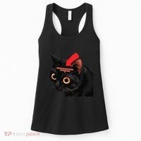 Full Of Paranoid Delusions And Violent Funny Meme Cat Women's Tank Top thumb 0