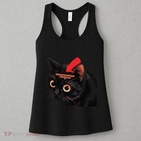 Full Of Paranoid Delusions And Violent Funny Meme Cat Women's Tank Top thumb 3