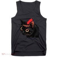 Full Of Paranoid Delusions And Violent Funny Meme Cat Tank Top thumb 0
