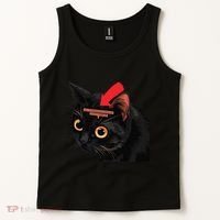 Full Of Paranoid Delusions And Violent Funny Meme Cat Tank Top thumb 2