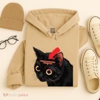 Full Of Paranoid Delusions And Violent Funny Meme Cat Hoodie thumb 4