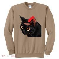 Full Of Paranoid Delusions And Violent Funny Meme Cat Sweatshirt thumb 0