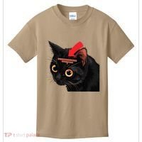 Full Of Paranoid Delusions And Violent Funny Meme Cat Kids T-Shirt thumb 0