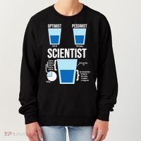 Funny Optimist Pessimist Scientist Women's Sweatshirt thumb 0