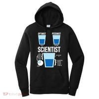 Funny Optimist Pessimist Scientist Women's Hoodie thumb 0