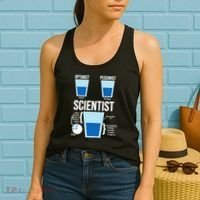 Funny Optimist Pessimist Scientist Women's Tank Top thumb 2