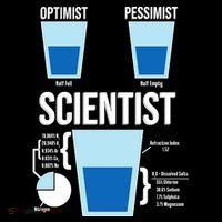Funny Optimist Pessimist Scientist Tank Top thumb 6