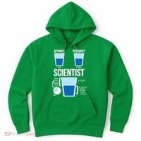 Funny Optimist Pessimist Scientist Hoodie thumb 0