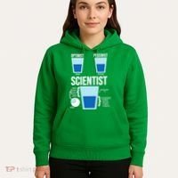 Funny Optimist Pessimist Scientist Hoodie thumb 5