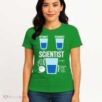 Funny Optimist Pessimist Scientist Women's T-Shirt thumb 4