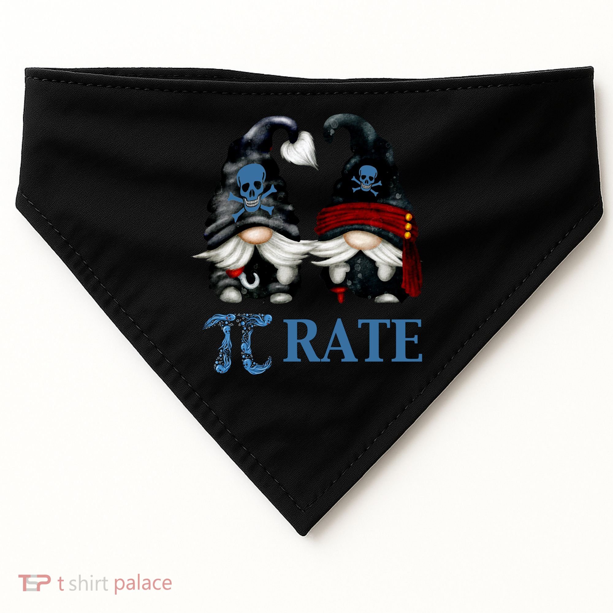 Funny Octopus Pi Day Symbol For Math Teacher Pirate Gnome Meaningful Gift USA-Made Doggie Bandana