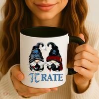 Funny Octopus Pi Day Symbol For Math Teacher Pirate Gnome Meaningful Gift Coffee Mug thumb 3