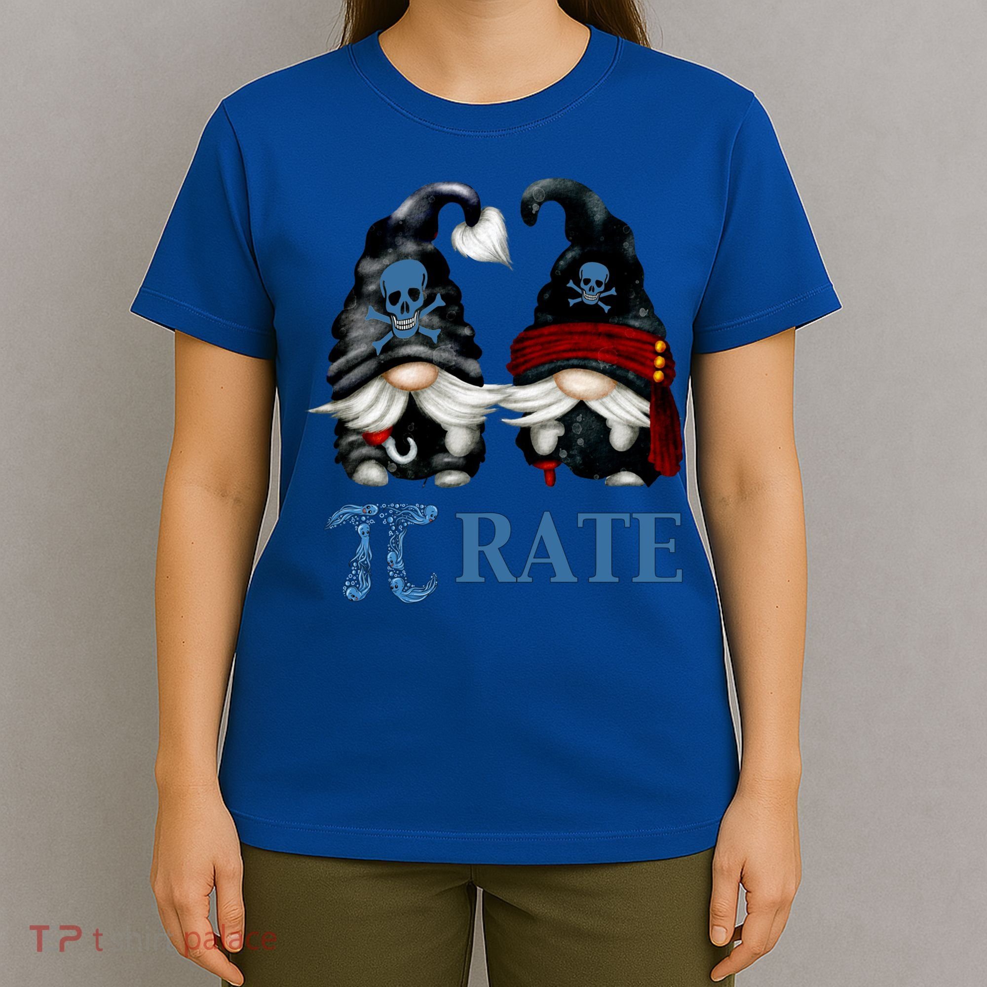Funny Octopus Pi Day Symbol For Math Teacher Pirate Gnome Meaningful Gift T-Shirt