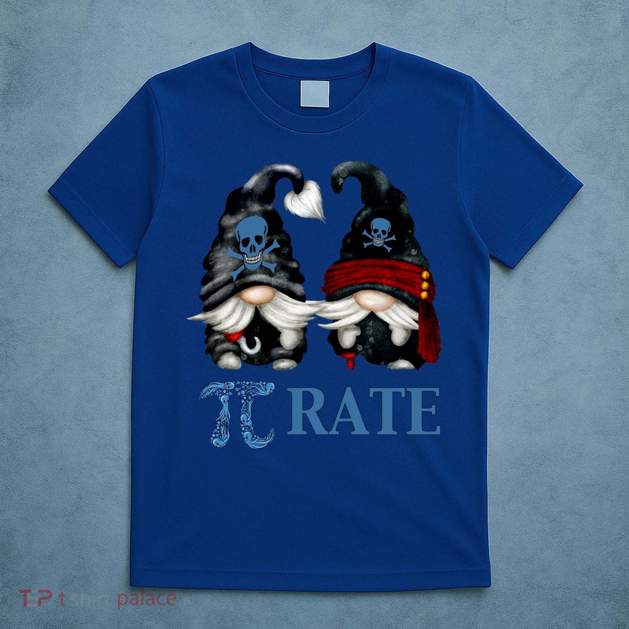 Funny Octopus Pi Day Symbol For Math Teacher Pirate Gnome Meaningful Gift T-Shirt