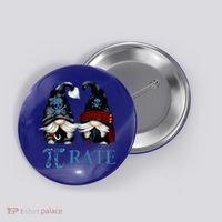 Funny Octopus Pi Day Symbol For Math Teacher Pirate Gnome Meaningful Gift Button thumb 0