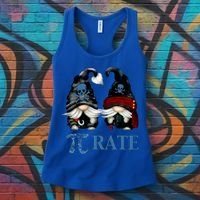 Funny Octopus Pi Day Symbol For Math Teacher Pirate Gnome Meaningful Gift Women's Tank Top thumb 3