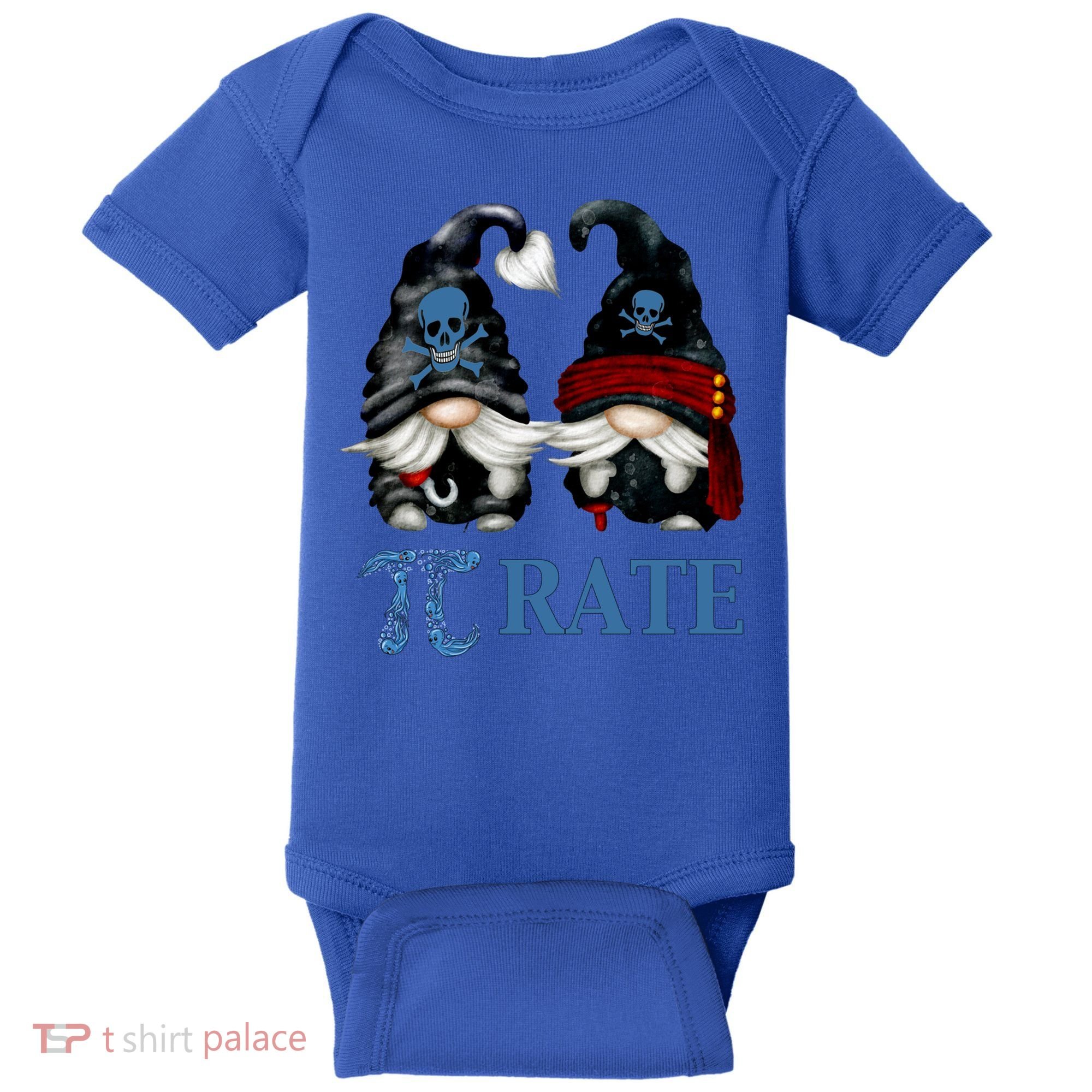 Funny Octopus Pi Day Symbol For Math Teacher Pirate Gnome Meaningful Gift Baby Bodysuit